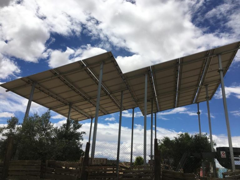 Instalación de riego solar